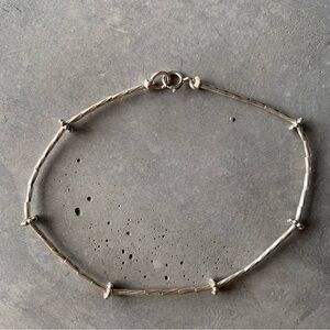 Unique 925 Sterling Silver Beaded Bracelet by LIZZdezigns